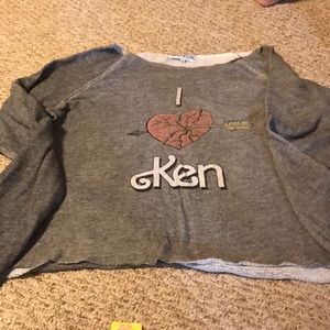 Wildfox I Love Ken Barbie Sweatshirt S Small